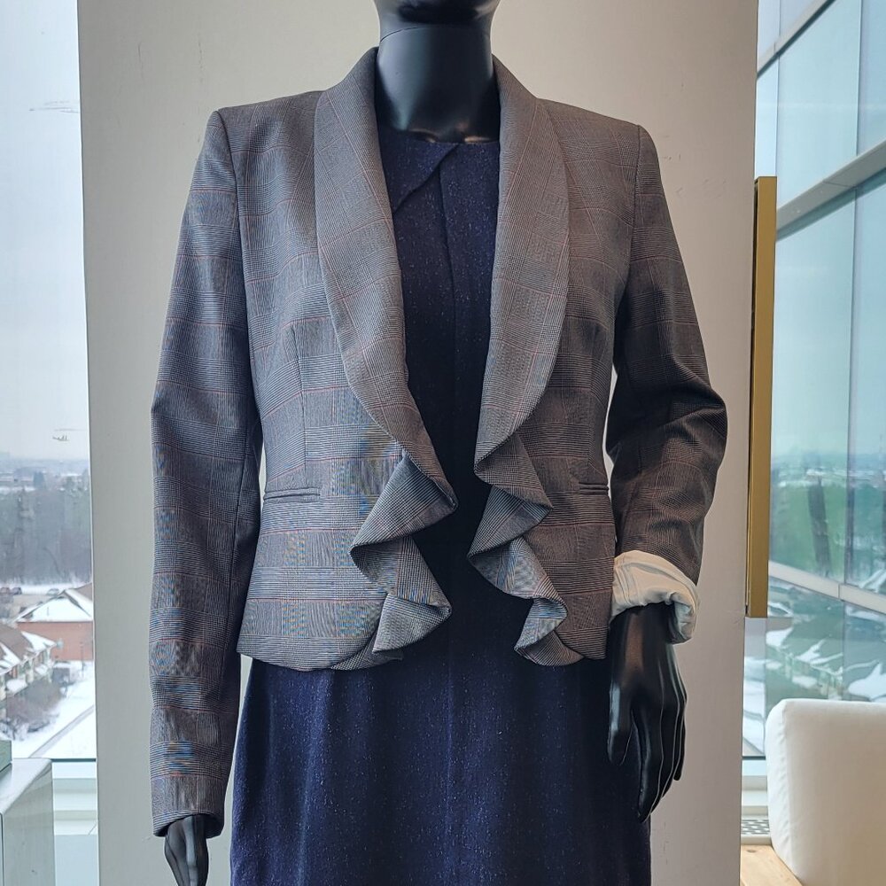 H&M Ruffle Hook Blazer - Picture 2 of 8